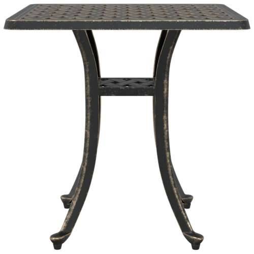 Vrtni stol brončani 53 x 53 x 53 cm od lijevanog aluminija - Bronzana 1 Cijena