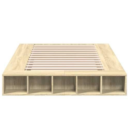 Okvir kreveta boja hrasta sonome 120 x 200 cm konstruirano drvo - sonoma hrast 120 x 200 cm Cijena