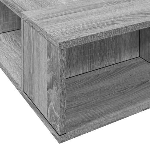 Okvir za krevet boja hrasta 90x190 cm od konstruiranog drva - Sivi hrast sonoma 90 x 190 cm Cijena