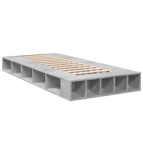 Okvir kreveta boja betona 75x190 cm od konstruiranog drva Beton siva 75 x 190 cm Cijena
