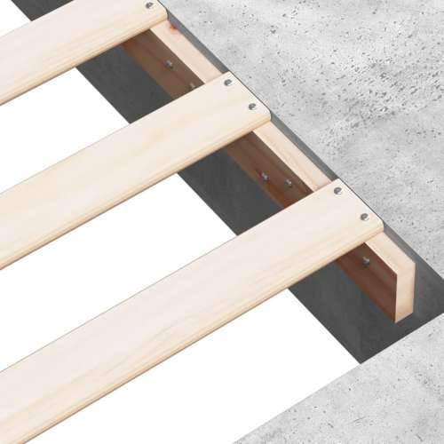 Okvir kreveta boja betona 75x190 cm od konstruiranog drva Beton siva 75 x 190 cm Cijena