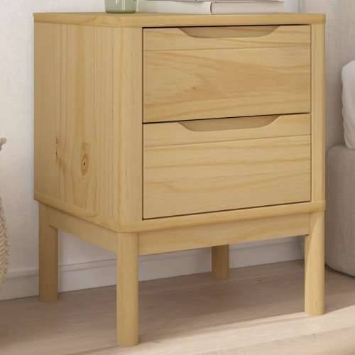 Noćni ormarić FLORO voštano smeđi 45x39x57 cm masivna borovina - Voštano smeđa 1 Cijena