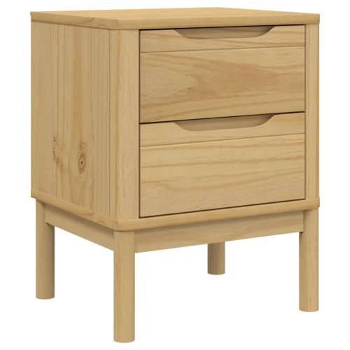 Noćni ormarić FLORO voštano smeđi 45x39x57 cm masivna borovina - Voštano smeđa 1 Cijena
