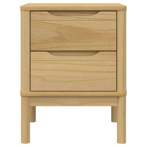 Noćni ormarić FLORO voštano smeđi 45x39x57 cm masivna borovina - Voštano smeđa 1 Cijena