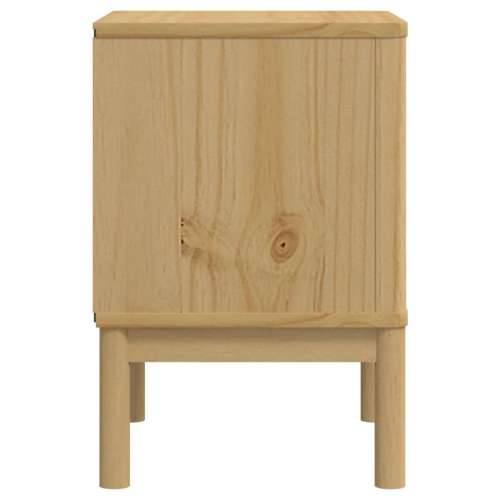 Noćni ormarić FLORO voštano smeđi 45x39x57 cm masivna borovina - Voštano smeđa 1 Cijena