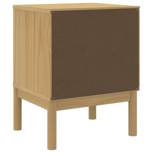 Noćni ormarić FLORO voštano smeđi 45x39x57 cm masivna borovina - Voštano smeđa 1 Cijena