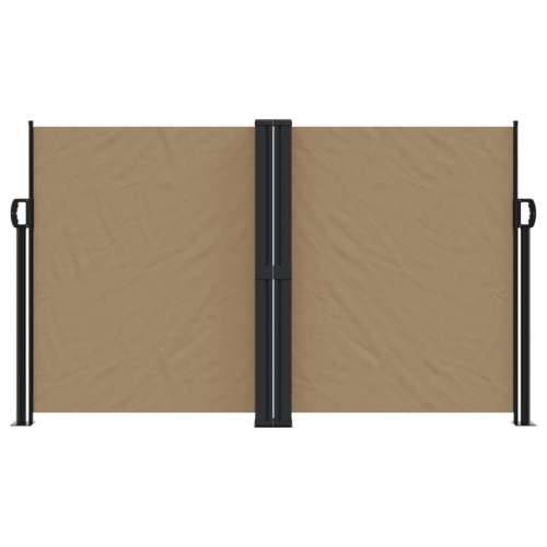 Uvlačiva bočna tenda smeđesiva 140 x 600 cm - Sivo-smeđa 140 x 600 cm 1 Cijena