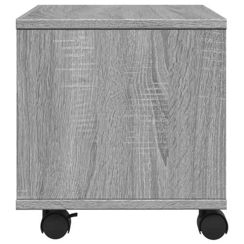 Stalak za pisač s kotačima siva boja hrasta 41x32x34,5 cm - Sivi hrast sonoma Cijena