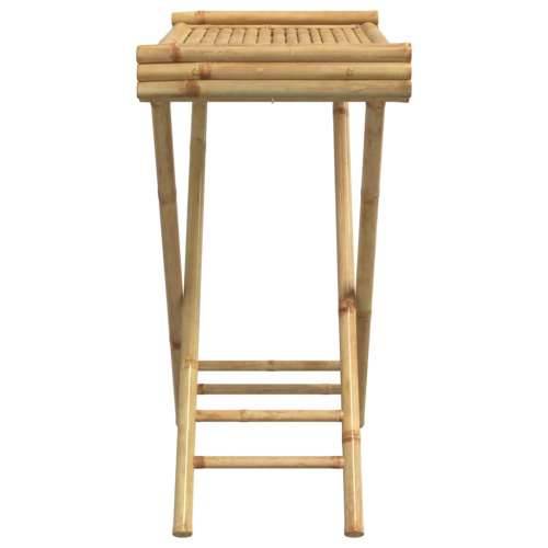 Sklopivi stol s pladnjem 70,5 x 42,5 x 80 cm od bambusa Cijena