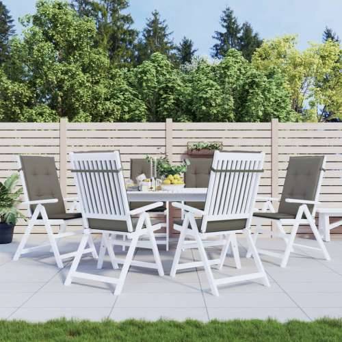 Jastuci za stolice 6 kom tamnosivi 120 x 50 x 4 cm od tkanine - prošarana tamnosiva 120 x 50 x 4 cm 6 Cijena