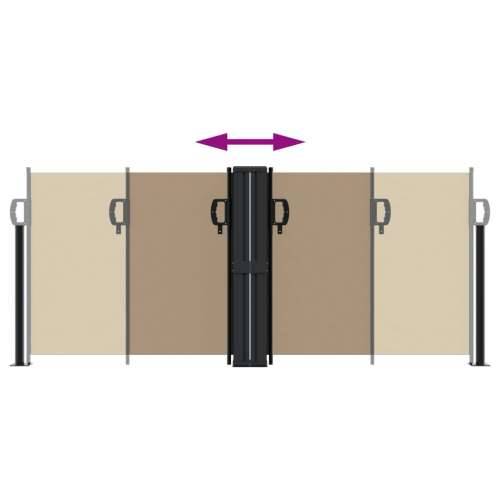 Uvlačiva bočna tenda 100 x 1000 cm smeđesiva - Sivo-smeđa 100 x 1000 cm 1 Cijena