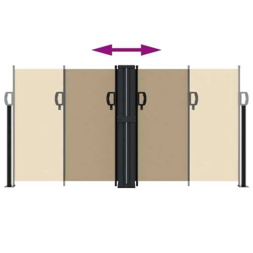 Uvlačiva bočna tenda 120 x 1000 cm bež - Bež 120 x 1000 cm 1 Cijena