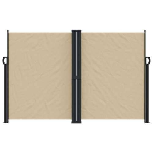 Bočna tenda na uvlačenje bež 160x1200 cm - Bež 160 x 1200 cm 1 Cijena