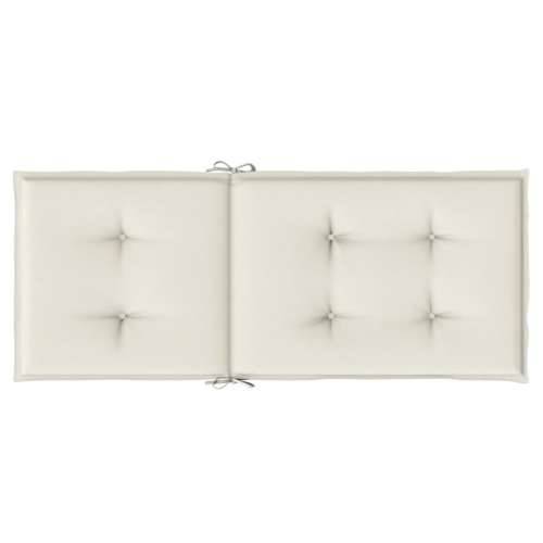 Jastuci za stolice 4 kom prošarano krem 120x50x4 cm tkanina - prošarana krem 120 x 50 x 4 cm 4 Cijena