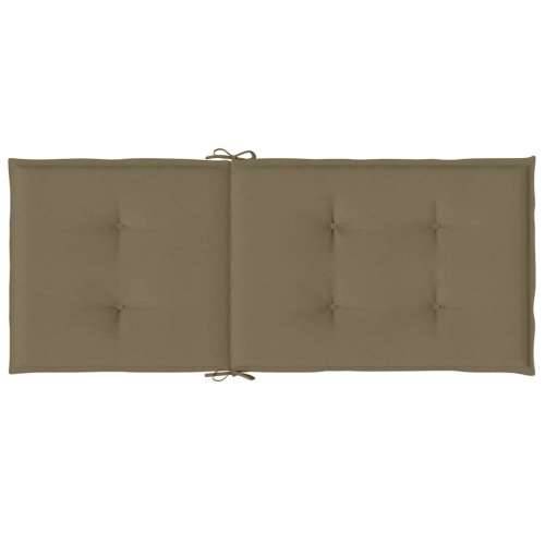Jastuci za stolice 6 kom prošarano smeđesivi 120x50x4cm tkanina - prošarana smeđesiva 120 x 50 x 4 cm 6 Cijena