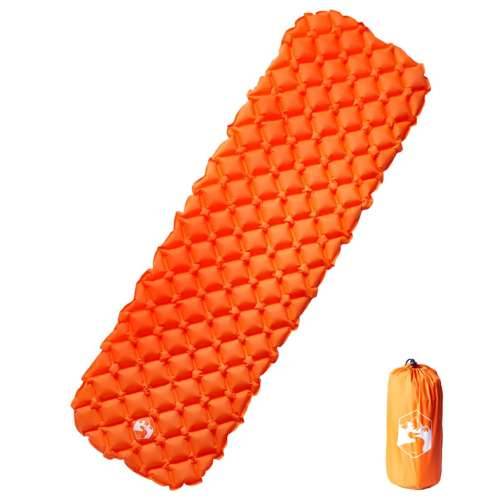 Madrac na napuhavanje za kampiranje 1 osoba 190x58x6 cm - orange 1 Cijena