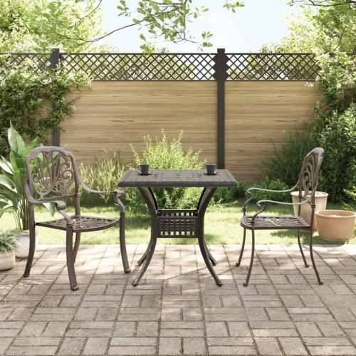 3-dijelni bistro set brončani od lijevanog aluminija - Bronzana 2 Cijena