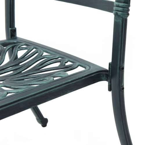 3-dijelni bistro set zeleni od lijevanog aluminija - Zelena 2 Cijena