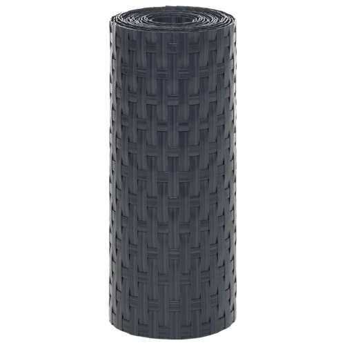 Balkonski zasloni 10 kom antracit 255 x 19 cm od poliratana - Antracit 10 Cijena