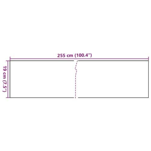 Balkonski zasloni 10 kom antracit 255 x 19 cm od poliratana - Antracit 10 Cijena
