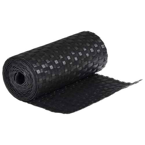 Balkonski zasloni 5 kom crni 255 x 19 cm od poliratana - Crna 5 Cijena