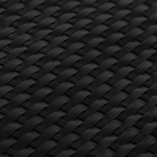 Balkonski zasloni 5 kom crni 255 x 19 cm od poliratana - Crna 5 Cijena