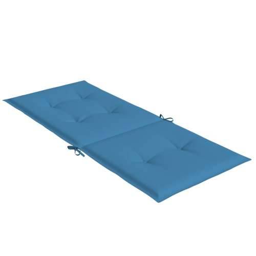 Jastuci za stolice 6 kom prošarano plavi 120x50x4 cm od tkanine - prošarana plava 120 x 50 x 4 cm 6 Cijena