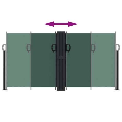 Bočna tenda na uvlačenje tamnozelena 120 x 1200 cm - Tamnozelena 120 x 1200 cm 1 Cijena