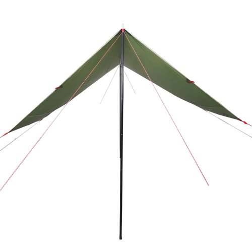 Cerada za kampiranje zelena 430 x 380 x 210 cm vodootporna - Zelena taft 1 Cijena