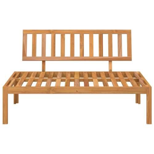 Srednja vrtna sofa od paleta od masivnog bagremovog drva - Smeđa 1 srednja sofa Cijena
