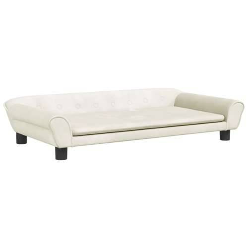 Dječja fotelja krem 100x50x26 cm baršunasta - Krema 100 x 50 x 26 cm Cijena