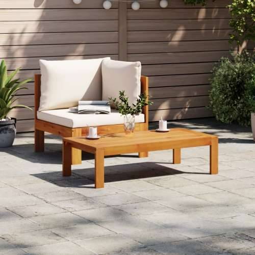 Vrtna garnitura - 2-dijelni set vrtnih sofa s jastucima masivno bagremovo drvo - Krema 1 Sofa set Cijena