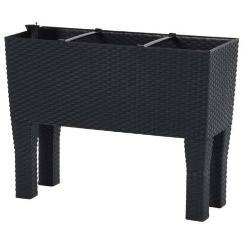 Stupići za parking antracit 60 x 25 x 46 cm PP ratan Cijena