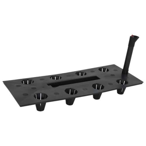 Stupići za parking antracit 60 x 25 x 46 cm PP ratan Cijena