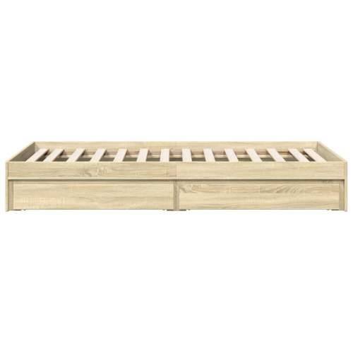 Okvir za krevet s ladicama boja hrasta 90x200 cm - sonoma hrast 90 x 200 cm Cijena
