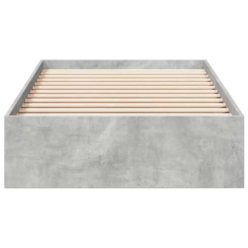 Okvir kreveta s ladicama siva boja betona 90x200 cm drveni Beton siva 90 x 200 cm Cijena
