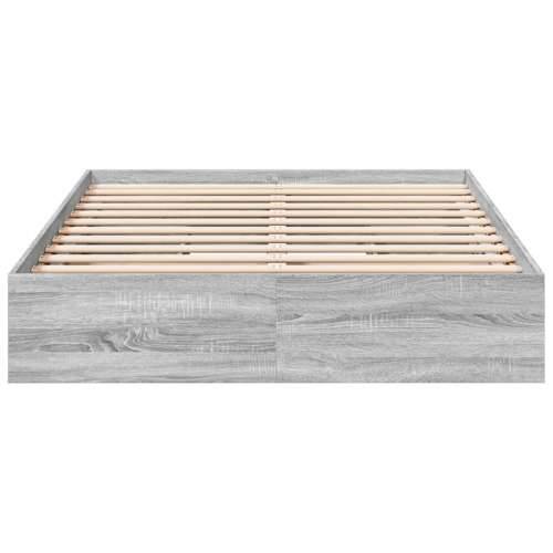 Okvir za krevet s ladicama boja sivog hrasta 135x190 cm Sivi hrast sonoma 135 x 190 cm Cijena