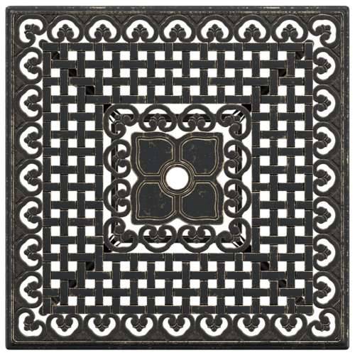 Vrtni stol brončani 80 x 80 x 75 cm od lijevanog aluminija - Bronzana 1 Cijena