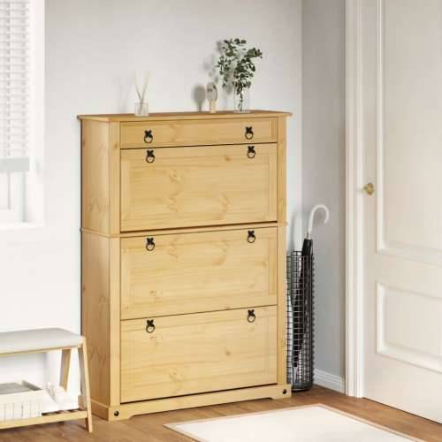 Ormarić za cipele Corona 99x32x138 cm od masivne borovine - 1 138 cm Cijena