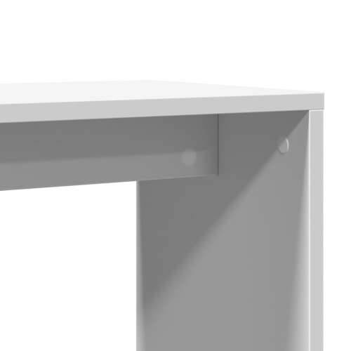 Bočni stolić bijeli 50 x 30 x 50 cm od konstruiranog drva - Bijela 1 Cijena