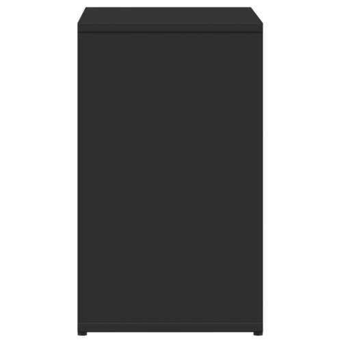 Bočni stolić crni 50 x 30 x 50 cm od konstruiranog drva - Crna 1 Cijena