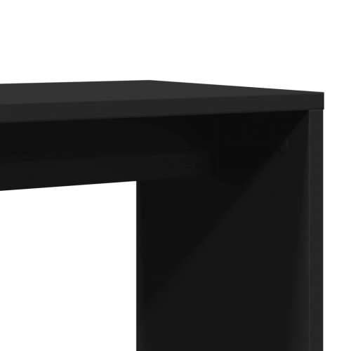 Bočni stolić crni 50 x 30 x 50 cm od konstruiranog drva - Crna 1 Cijena