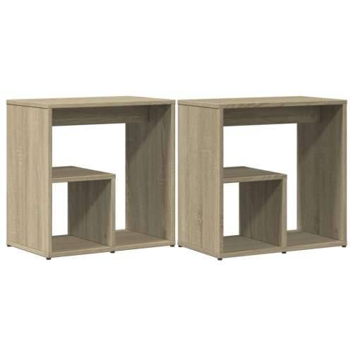 Bočni stolići 2 kom 50x30x50 cm konstruirano drvo - sonoma hrast 2 Cijena