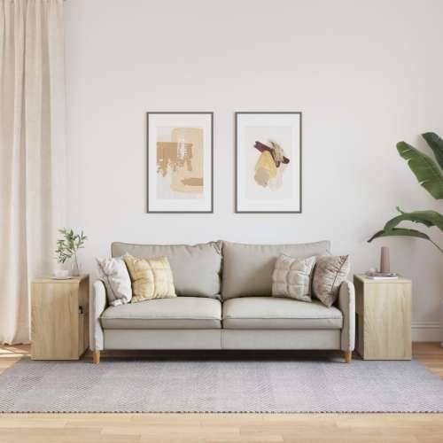 Bočni stolići 2 kom 50x30x50 cm konstruirano drvo - sonoma hrast 2 Cijena