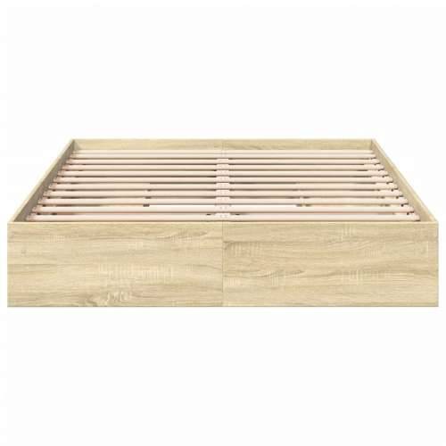 Okvir kreveta s ladicama boja hrasta sonome 150 x 200 cm drveni sonoma hrast 150 x 200 cm Cijena