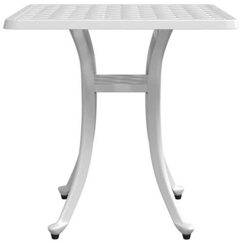 Vrtni stol bijeli 53 x 53 x 53 cm od lijevanog aluminija - Bijela 1 Cijena