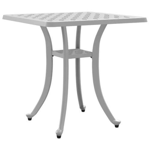 Vrtni stol bijeli 53 x 53 x 53 cm od lijevanog aluminija - Bijela 1 Cijena