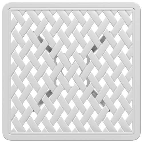 Vrtni stol bijeli 53 x 53 x 53 cm od lijevanog aluminija - Bijela 1 Cijena