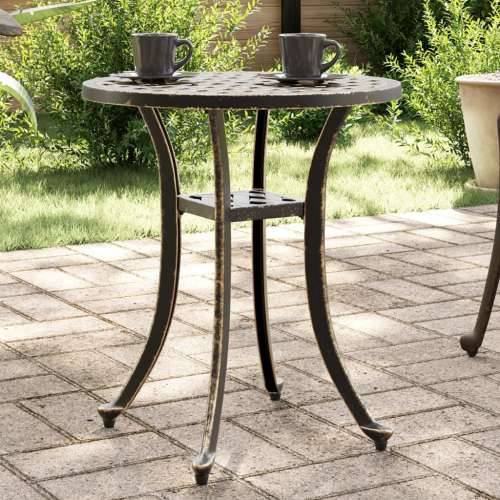 Vrtni stol brončani Ø48x53 cm od lijevanog aluminija - Bronzana 1 Cijena