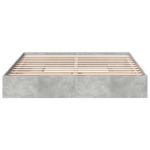 Okvir kreveta s ladicama siva boja betona 180x200 cm drveni Beton siva 180 x 200 cm Cijena